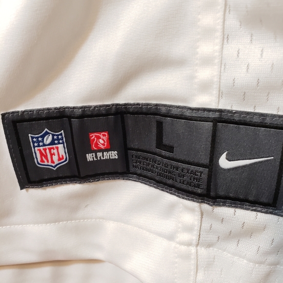 Nike NFL On Field Ezekiel Elliott 21 Jersey Adult Size L Dallas Cowboys White - Picture 8 of 9